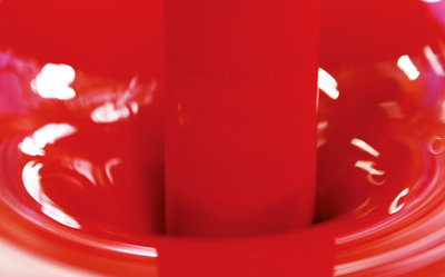 Red UV flexo ink from Paragon