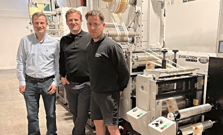 Prima celebrates food safety accreditation and adds Mark Andy press