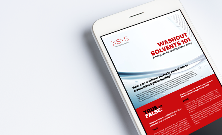 XSYS launches complete guide on use of washout solvents