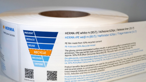 New self-adhesive label film from Herma