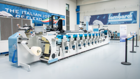 Lombardi “exceeds previous standards” with new flexo label press