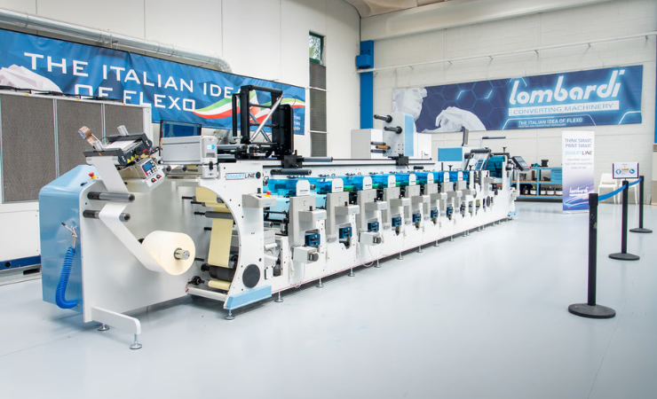 Lombardi “exceeds previous standards” with new flexo label press
