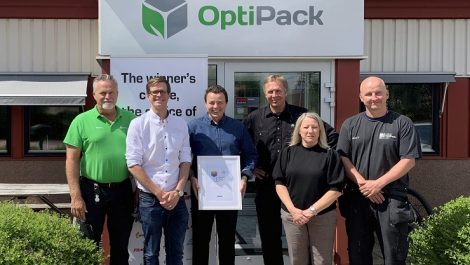 EGP partnership certificate awarded to OptiPack