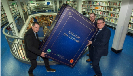 Giant dictionary promotes cartonboard