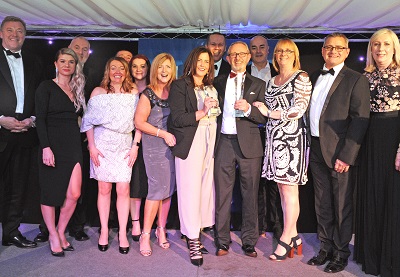 Sandon Global scoop two awards at the UK Halton Chamber Business Awards