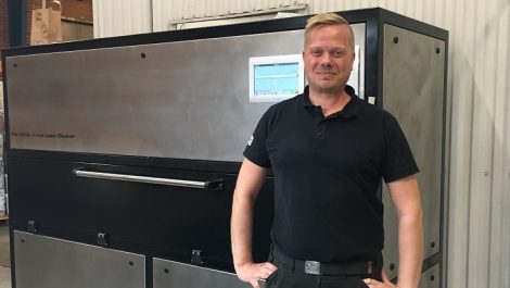 Scanbag installs Flexo Wash laser