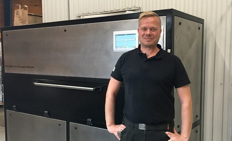 Scanbag installs Flexo Wash laser