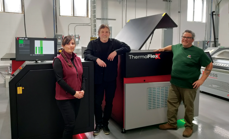 Tempo Flexible Packaging has installied the first ThermoFlexX Catena-E 48 in North America.