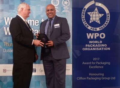 Clifton Packaging wins at the WorldStar Awards