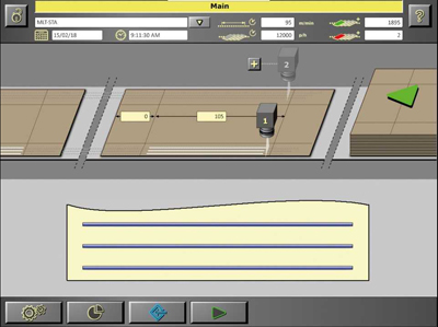 Controlling glue application on corrugated with MLT-STA