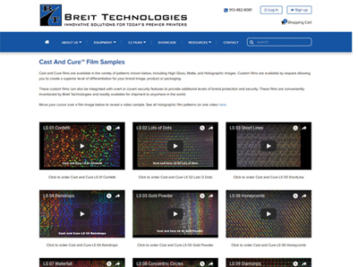 New website for Breit Technologies