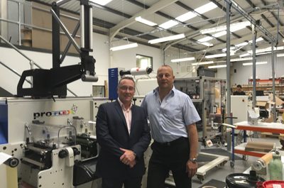 Aztec Label installs Proflex 330E press from Focus