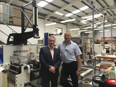 Aztec Label installs Proflex 330E press from Focus