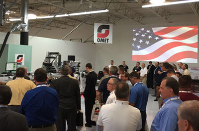 First US presentation of Omet’s iFlex press