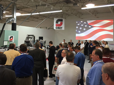 First US presentation of Omet’s iFlex press