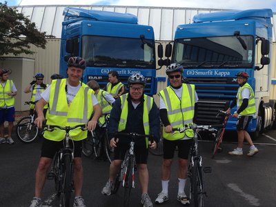 Charity bike ride crosses the finish line