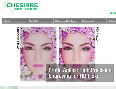 Cheshire Anilox Technology launches new website