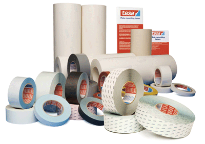 Platemounting and double-sided tape